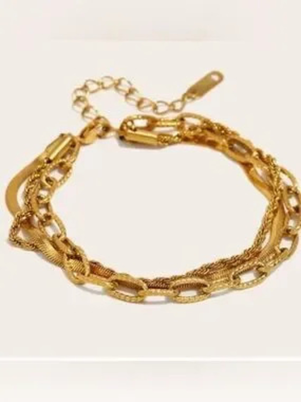 Gold Multi Layered Bracelet (5563)